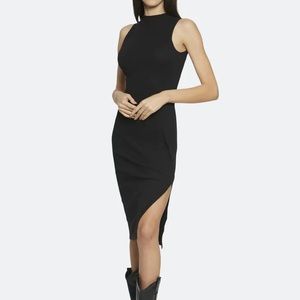 Walter Baker Kiera Black Midi Dress